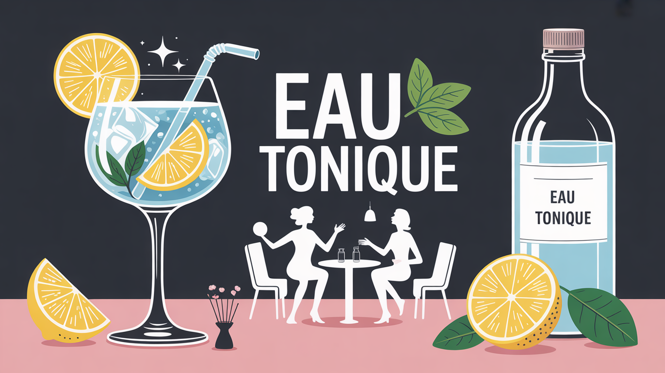 verre tonic water apéritif raffiné titre