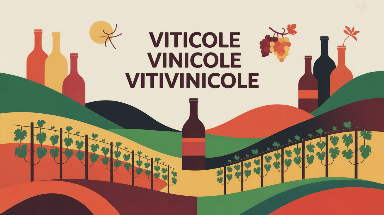 Panorama viticole vinicole, terroir, chai, innovation