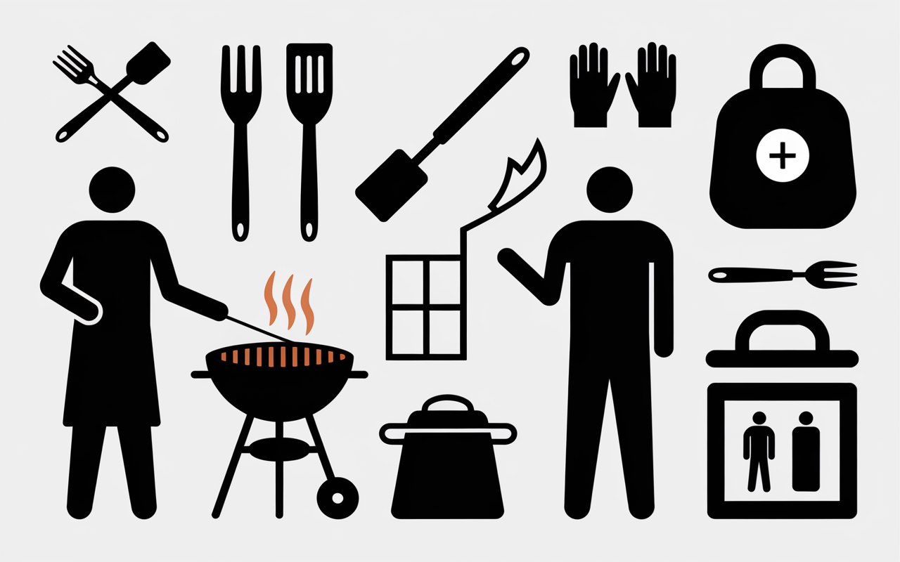 checklist barbecue entre amis organisation visuelle