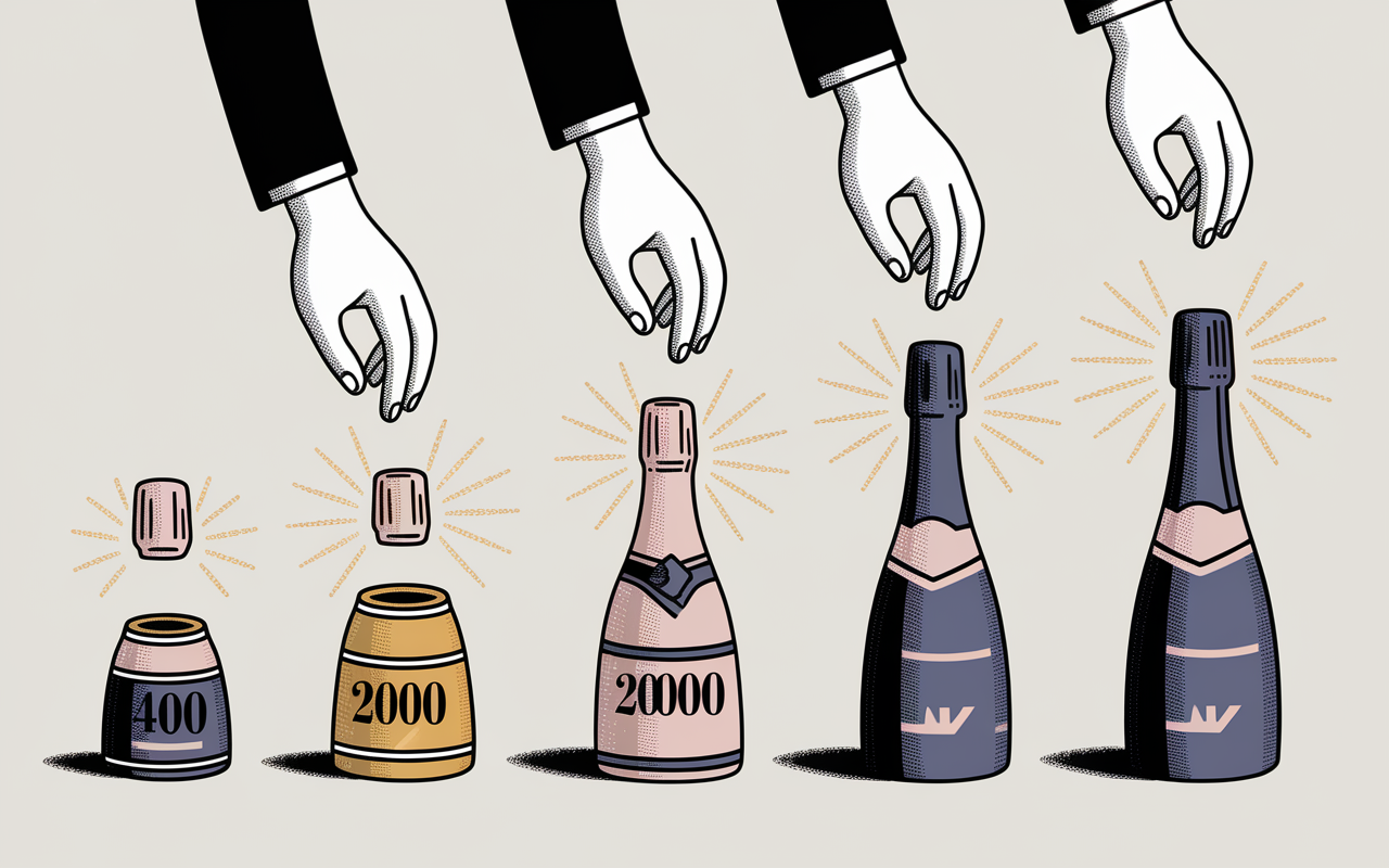 capsule de champagne les plus rechercher illustration classement
