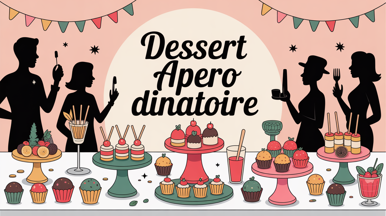 buffet de dessert apéro dinatoire festif