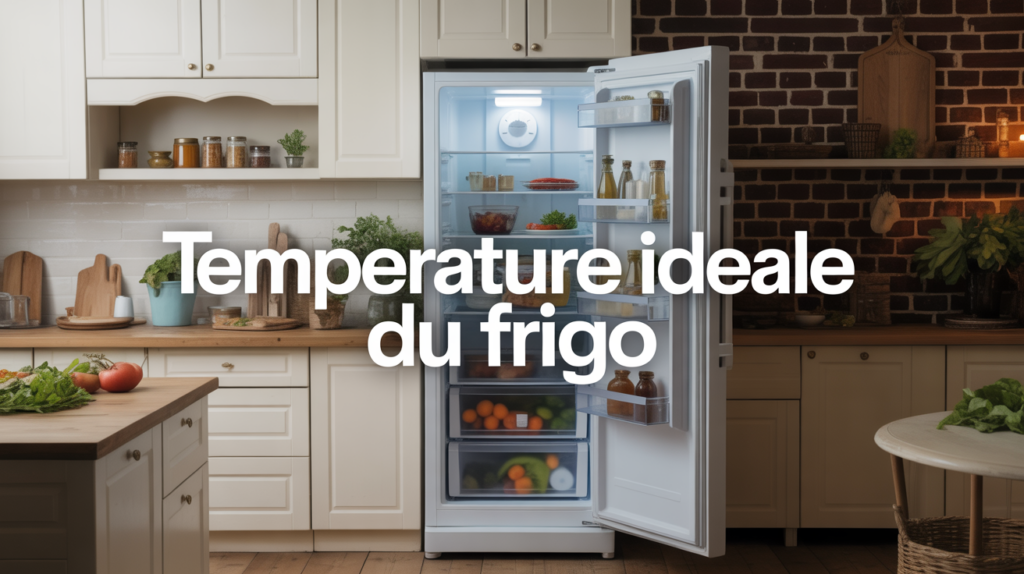 plan stylise refrigerateur quelle temperature dans un frigo