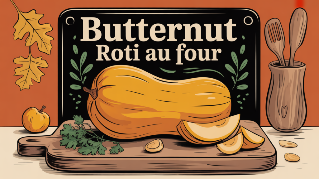 recette butternut nature morte courge entière coupée