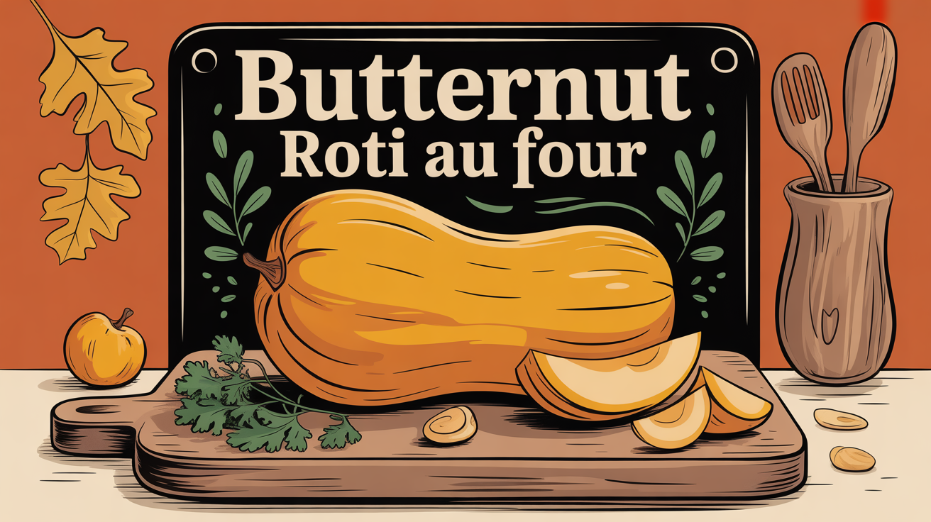 recette butternut nature morte courge entière coupée