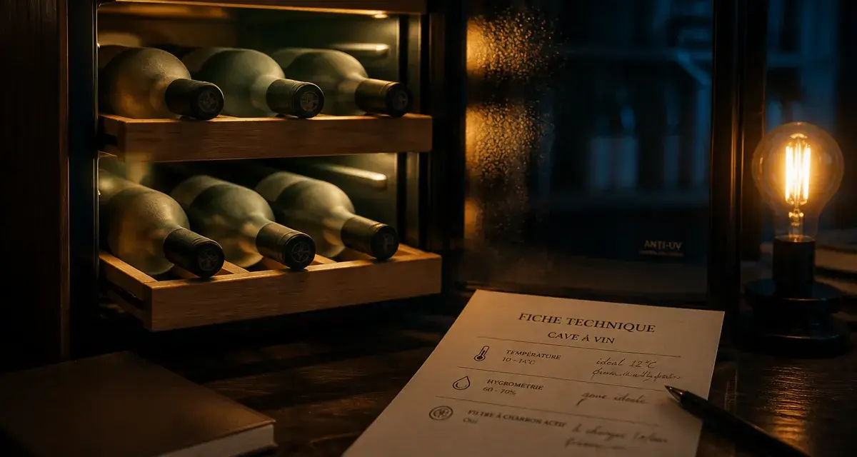 Cave à vin comment choisir : critères techniques température, hygrométrie, filtre anti-UV