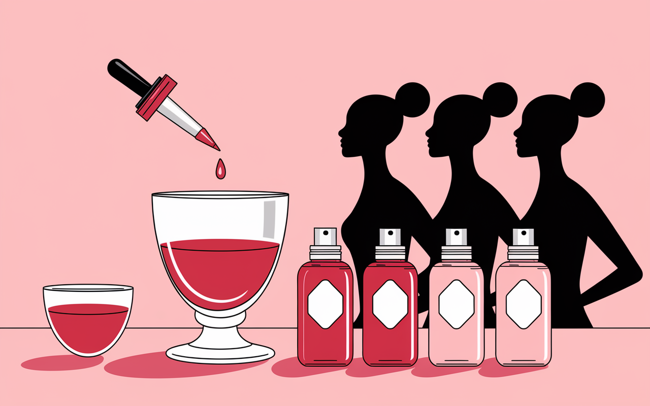 comment fait on du rose, melange rouge blanc table
