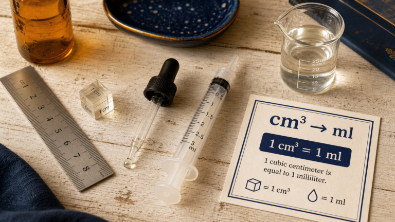 cm3 en ml : 1 cm³ = 1 ml, photo règle et seringue