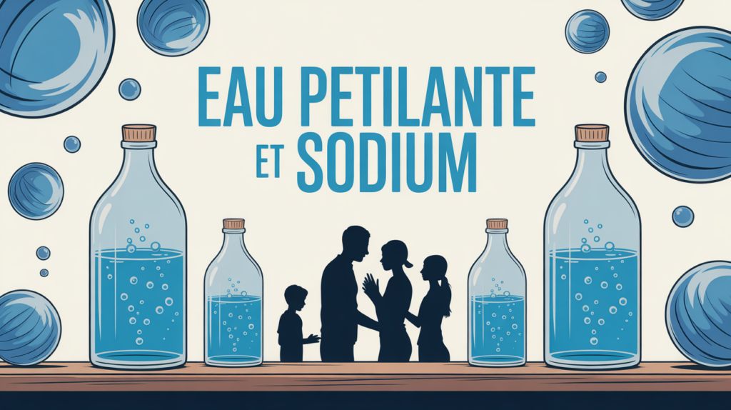 vue table eaux pétillantes les moins salées famille