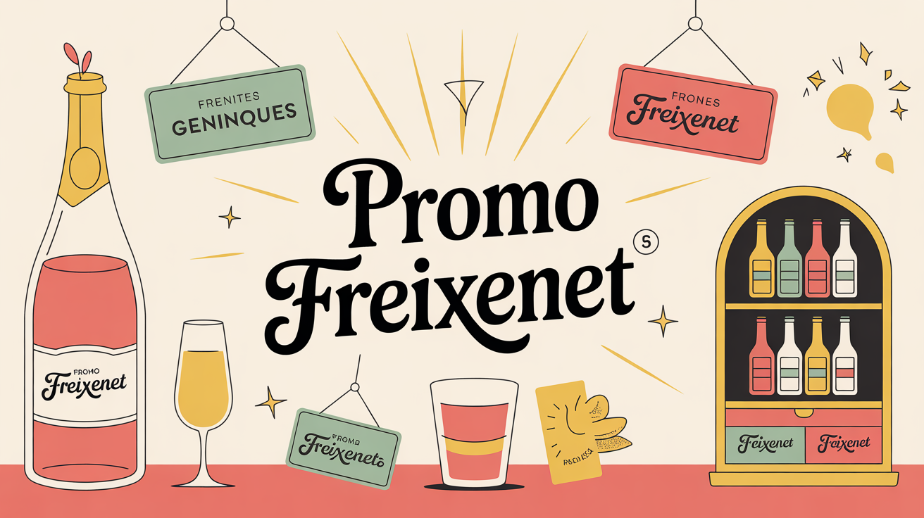 freixenet promo bouteille verres etiquettes