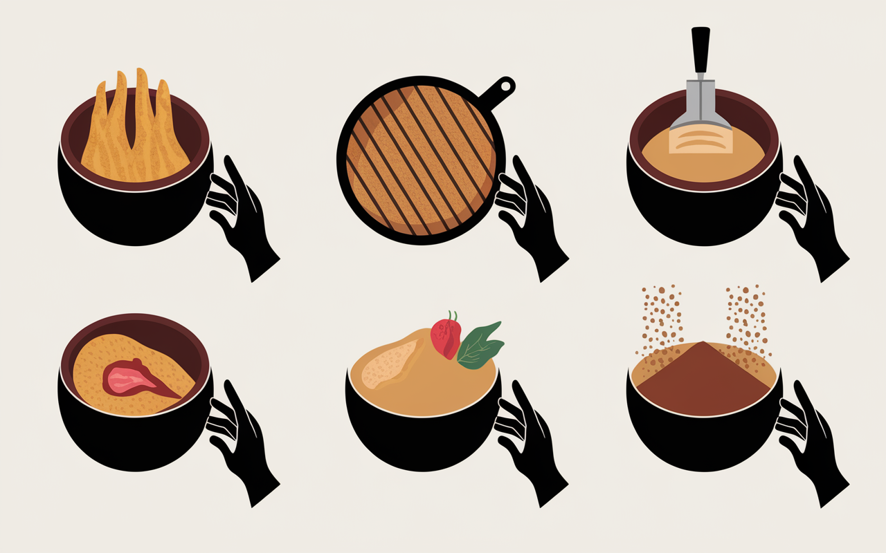 etapes preparation garam masala composition bocal