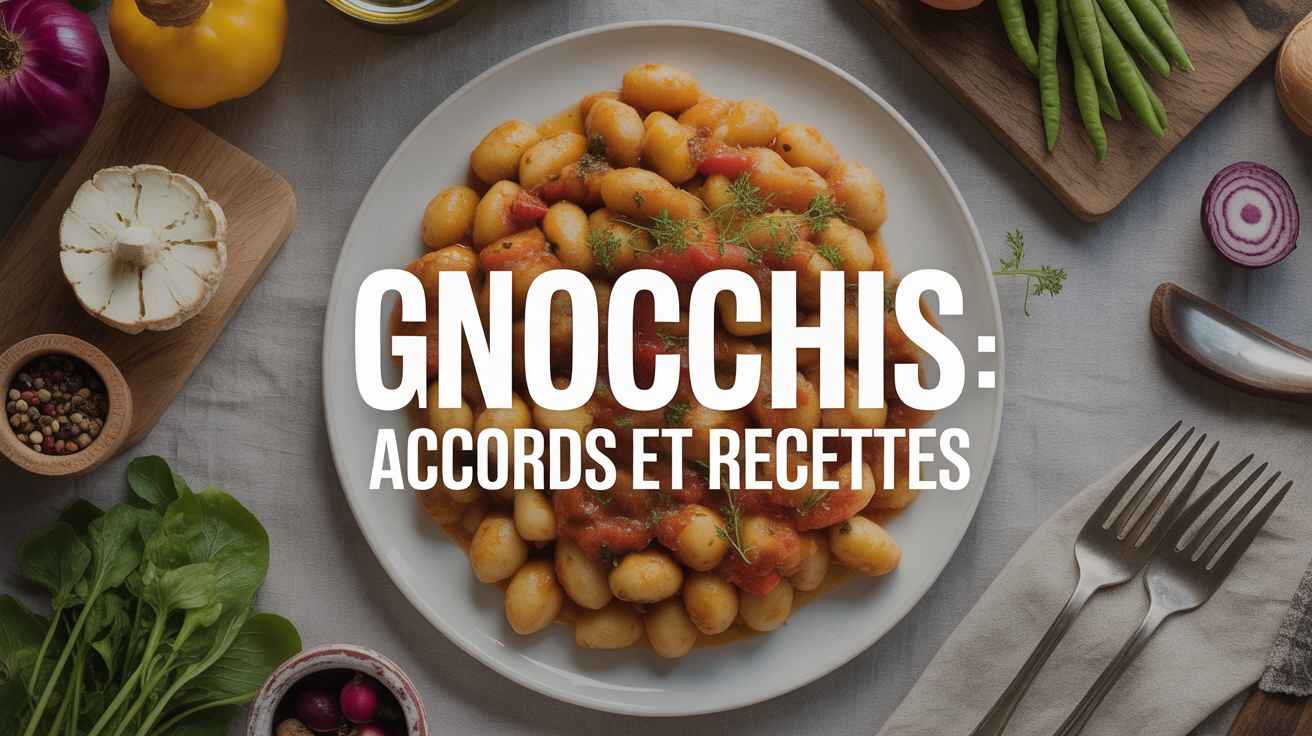 gnocchi et accompagnement grande assiette ambiance conviviale