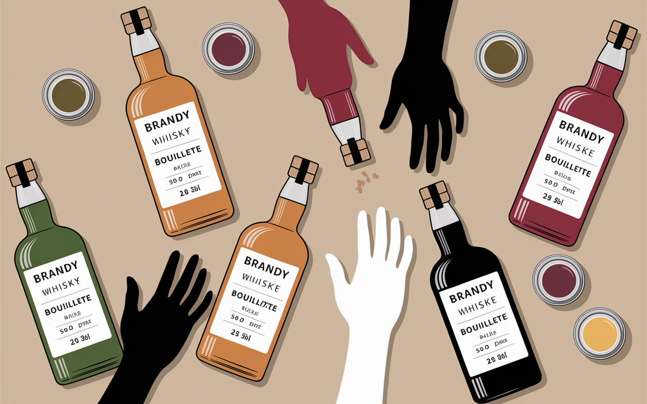 par quoi remplacer le cognac dans une recette bouteilles choix