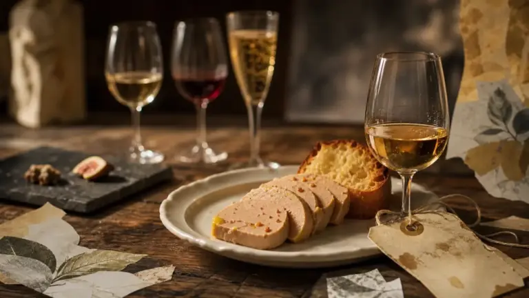Quel vin avec foie gras : verre de vin moelleux, blanc sec, rouge léger et champagne