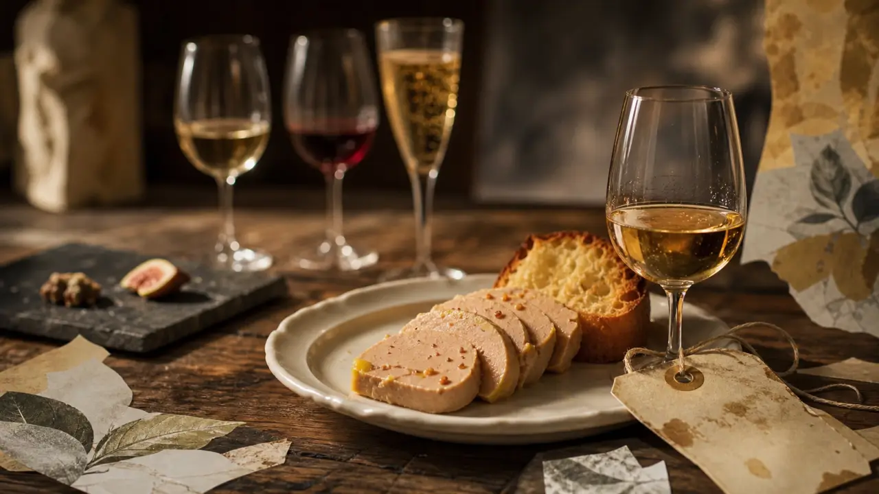 Quel vin avec foie gras : verre de vin moelleux, blanc sec, rouge léger et champagne