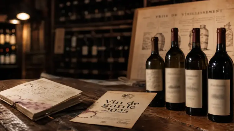 Vin de garde 2025 : critères clés, tanins mûrs et acidité