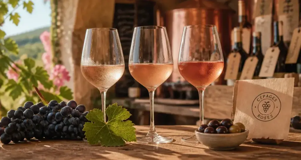 Cépages vins rosés : Grenache et Cinsault pour vin rosé
