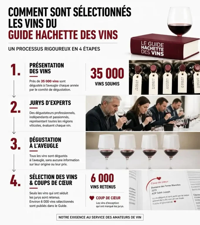 Processus de sélection rigoureux du Guide Hachette des Vins 2026