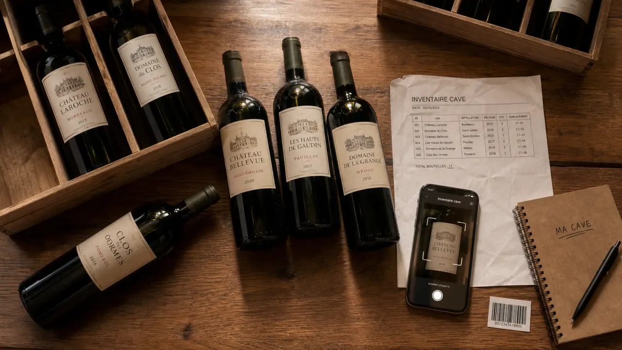 Logiciel gratuit gestion cave à vin : scan d’étiquettes pour inventaire