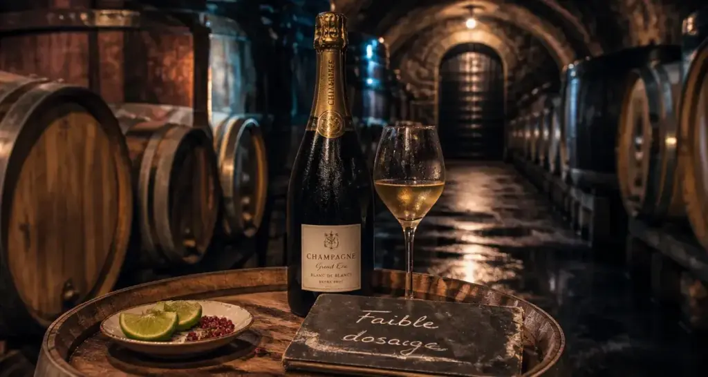 Champagne Ayala faible dosage en cave d’Aÿ