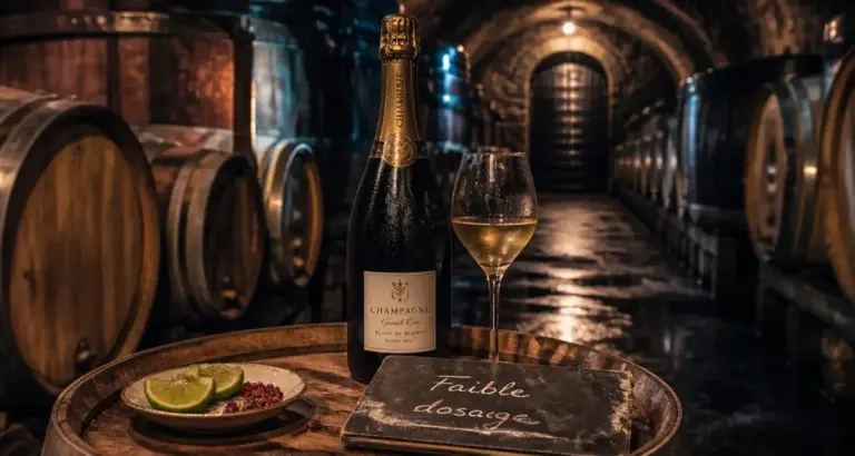 Champagne Ayala faible dosage en cave d’Aÿ