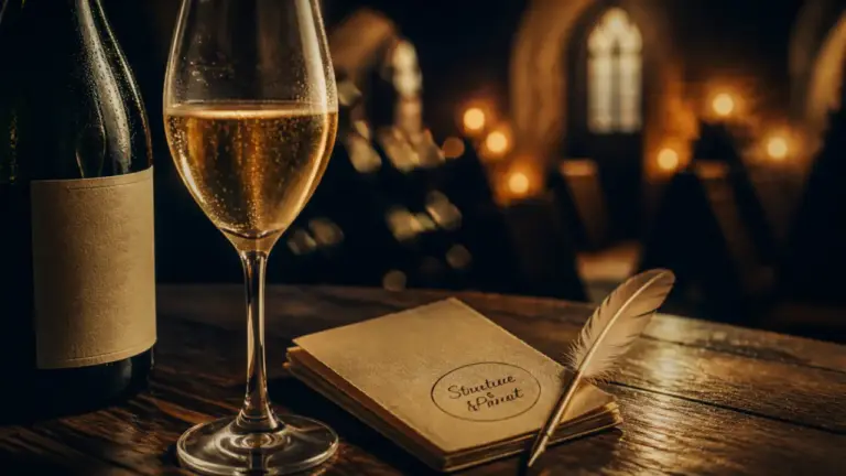 Champagne Mumm : verre au Pinot Noir, Cordon Rouge, RSRV à Reims