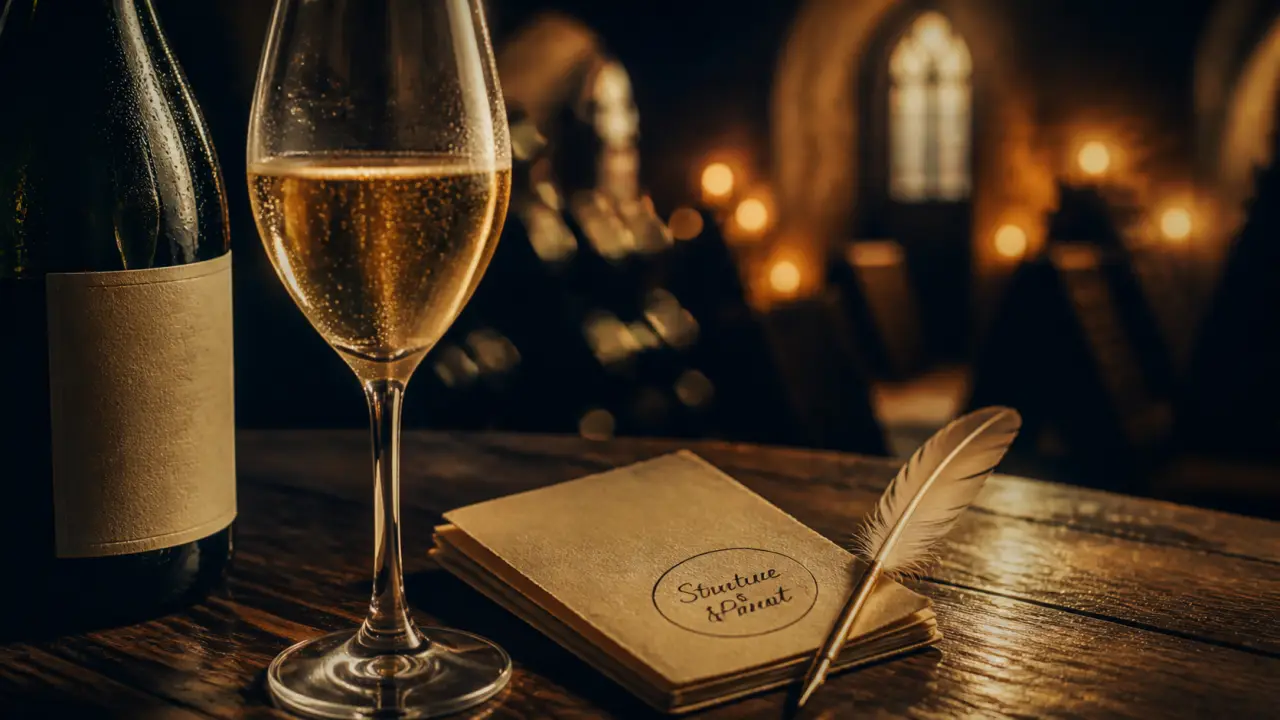 Champagne Mumm : verre au Pinot Noir, Cordon Rouge, RSRV à Reims
