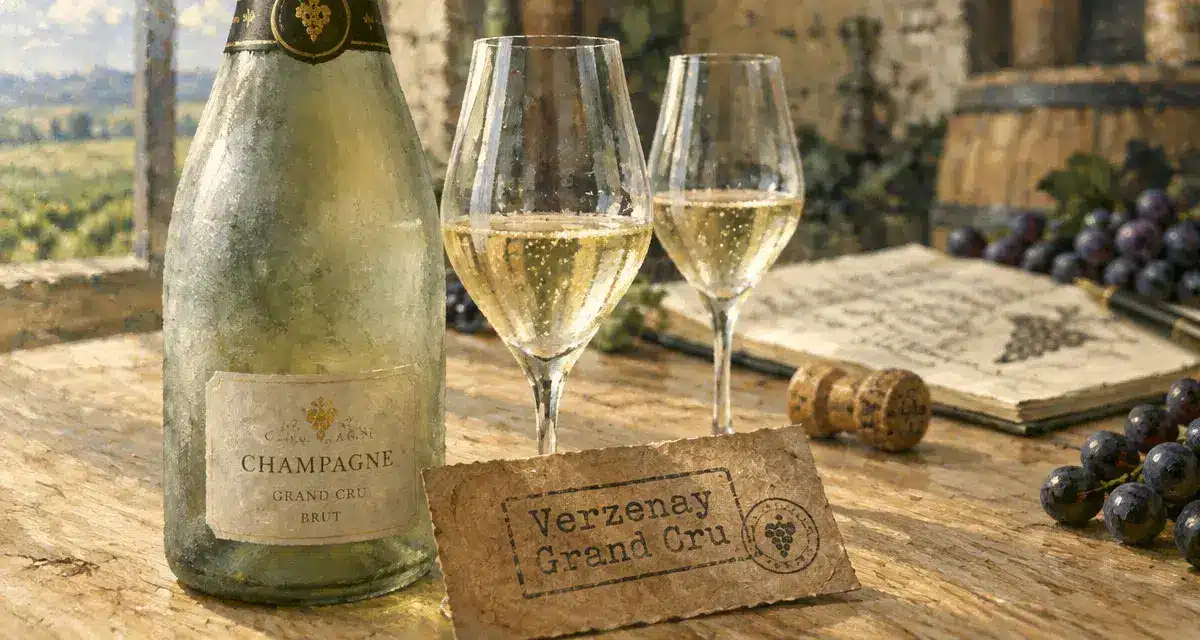 verzenay champagne Grand Cru, table viticole, Pinot Noir